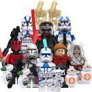 Star Wars Minifigures Darth Maul Obiwan 501st Trooper Clone Medic Rey Kylo Ren