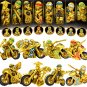 New Ninjago Minifigures Motorbike Iloyd Jay Kai Zane Cole Nya Master Wu Minifigures
