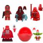 5pcs Darth Vader Palpatine Emperor Baby Yoda Jet Trooper Minifigures