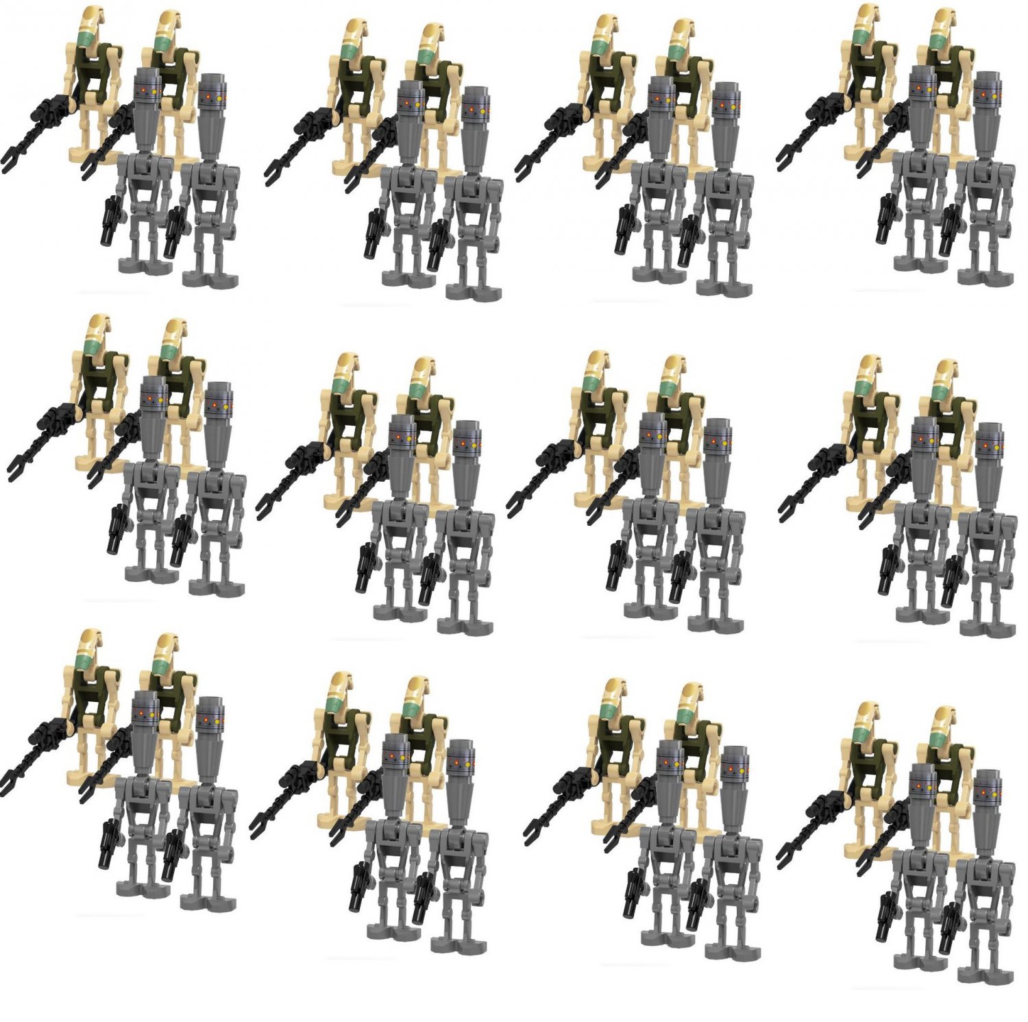 48pcs Driver Battle Droid Minifigures