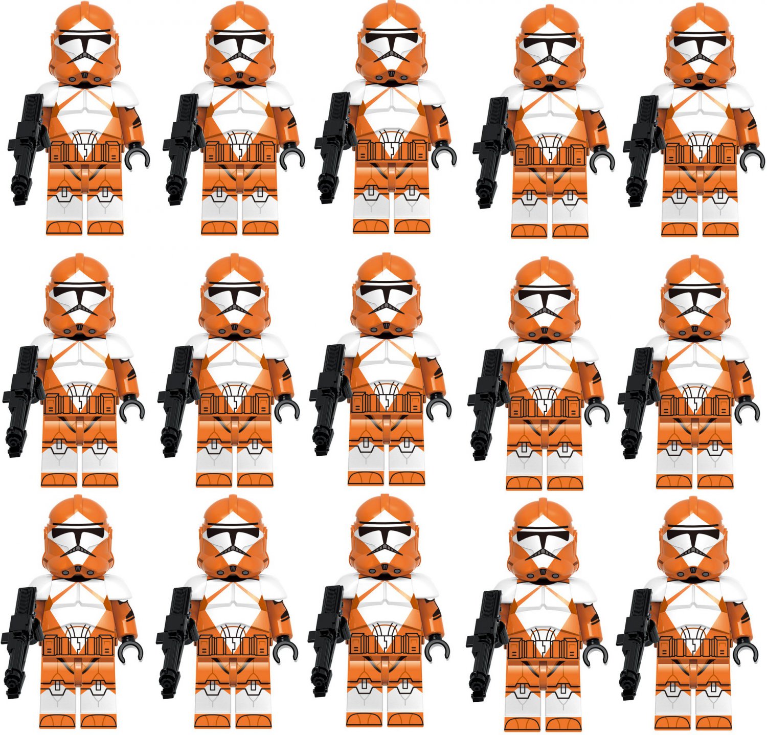 15pcs Bomb Squad Trooper