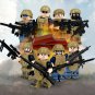 8pcs American Mercenary Army Soldiers Minifigures