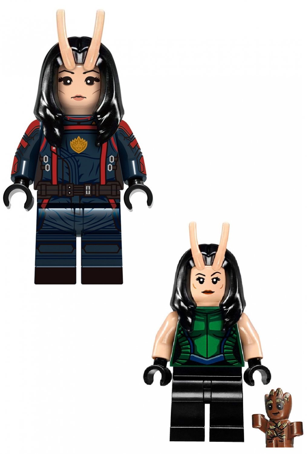 2pcs Mantis Minifigures