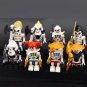 8pcs Ninjago Chopov Kruncha Nuckal Frakjam Wyplash Krazi Bone Soldiers Minifigures
