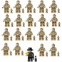 20pcs WW2 Egyptian Mummy Soldiers Officers Minifigures