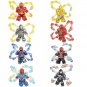 8pcs Spider Ironman Minifigures Superhero Building Toys