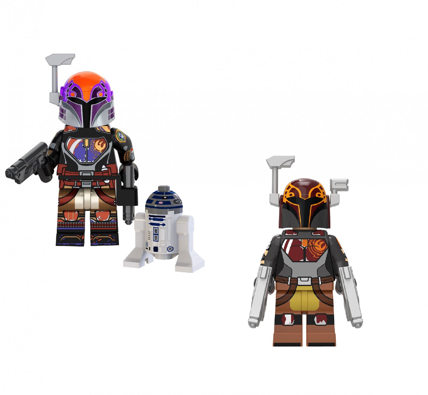 2pcs Star Wars Rebels Sabine Wren Minifigures