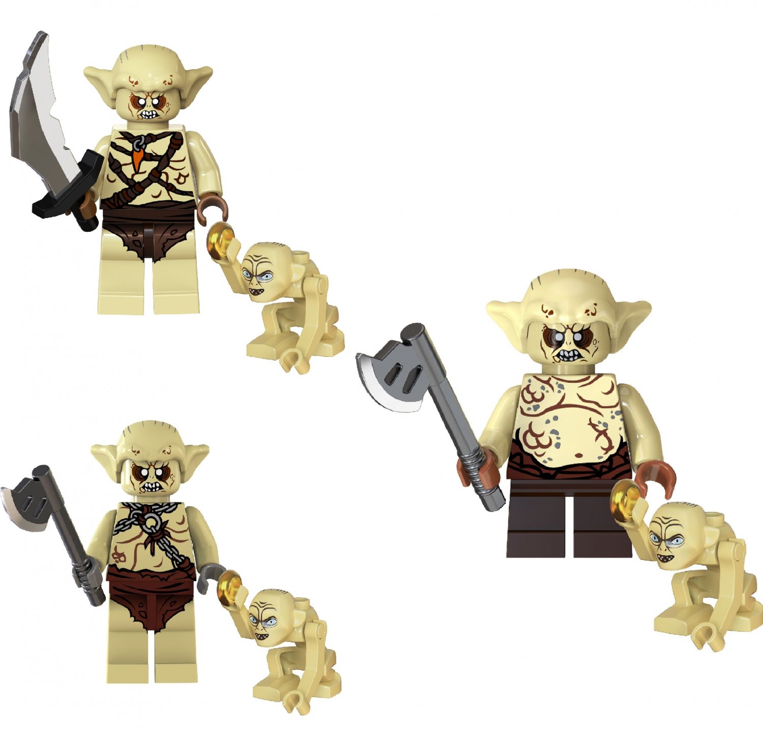 3pcs Goblin Minifigures