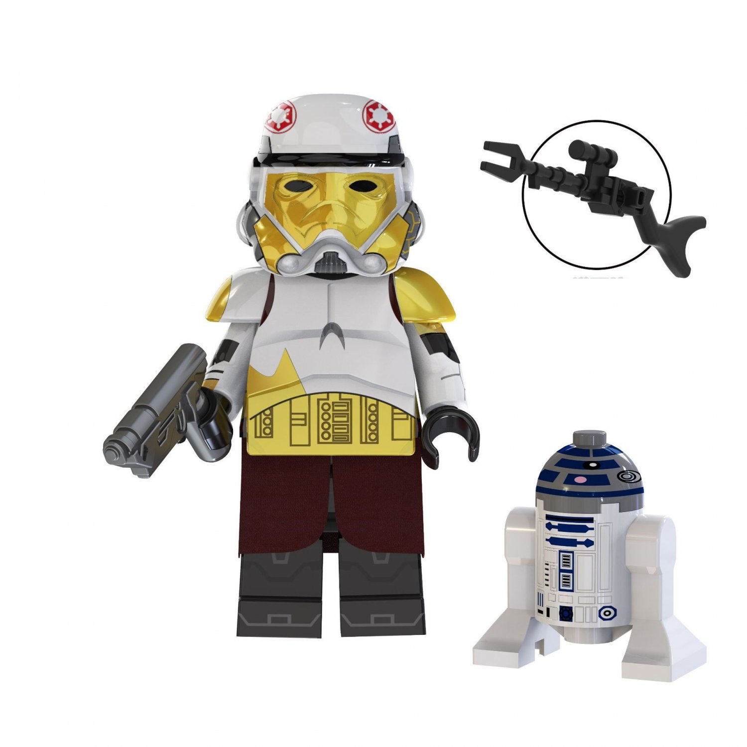 Custom Captain Enoch Minifigures Free R2D2