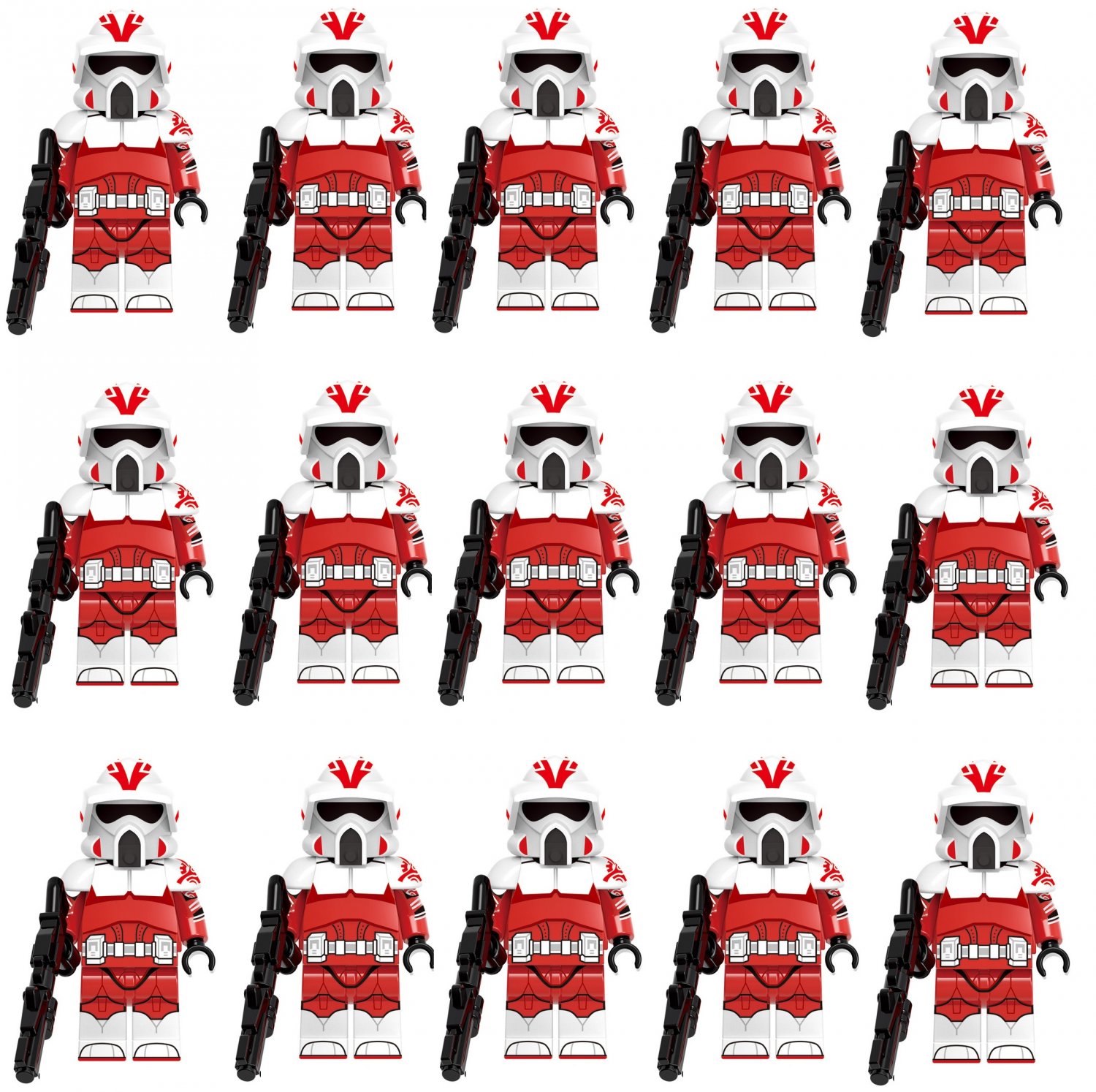 15pcs Star Wars Coruscant Guards ARF Trooper