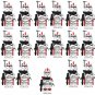 17pcs Captain Fordo 91st Mobile Reconnaissance Corps Minifigures
