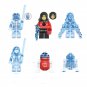 6pcs Star Wars Palpatine Darth Vader Raven R2D2 Minifigures