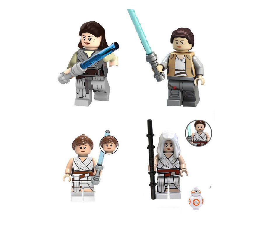 4pcs Star Wars Rey Minifigures