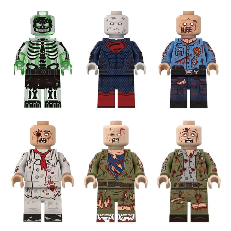 6pcs Walking Dead Minifigures