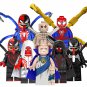 8pcs Spiderman Watcher Deadpool Minifigures