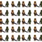 40pcs Star Wars Forest Geonosis ARF Trooper Minifigures