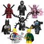 8pcs Venom Deadpool Batman Thor Mr. Freeze Minifigures Marvel DC Superheroes