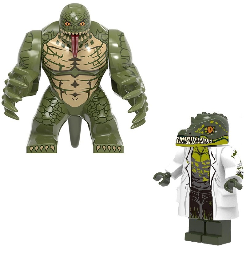 2pcs Lizard Big Figure Minifigure
