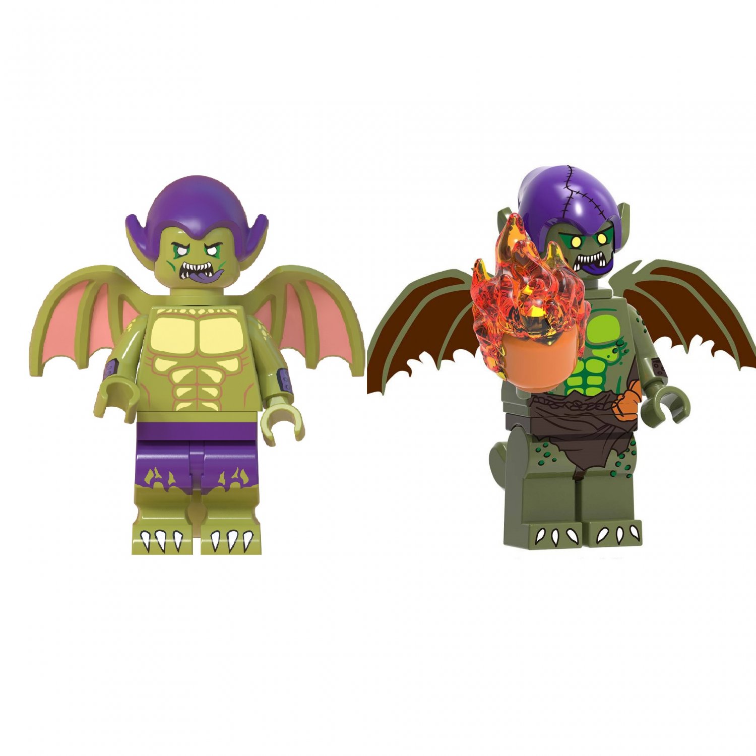 2pcs Green Goblin Minifigures