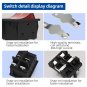 2pcs Heater Proofer 637108 POWER SWITCH 4 TERMINALS H-106-2B 125V/250V AC Boat Rocker Switch
