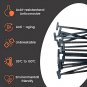 Nylon Universal Cable Tie BuckleSelf-Locking Zip Ties Holder with Pin & Button