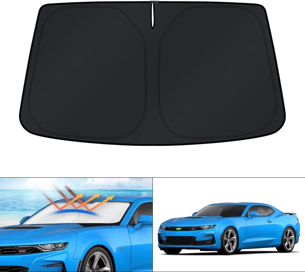 Windshield Sun Shade for 2016-2024 Chevrolet Chevy Camaro Accessories