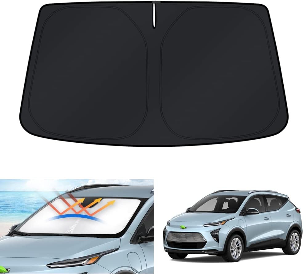 Windshield Sun Shade Chevrolet Chevy Bolt EUV Accessories 2022-2024 Sunshade Sun Visor Protector