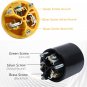 Electrical Replacement Plug & Connector Set Extension Cord  125V 15A 2Pole 3Wire