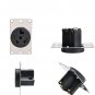 Flush Mounting Receptacle 10-30R, 30A 125/250V 3 Pole 3 Wire Straight Blade, Outlet Electric Dryers