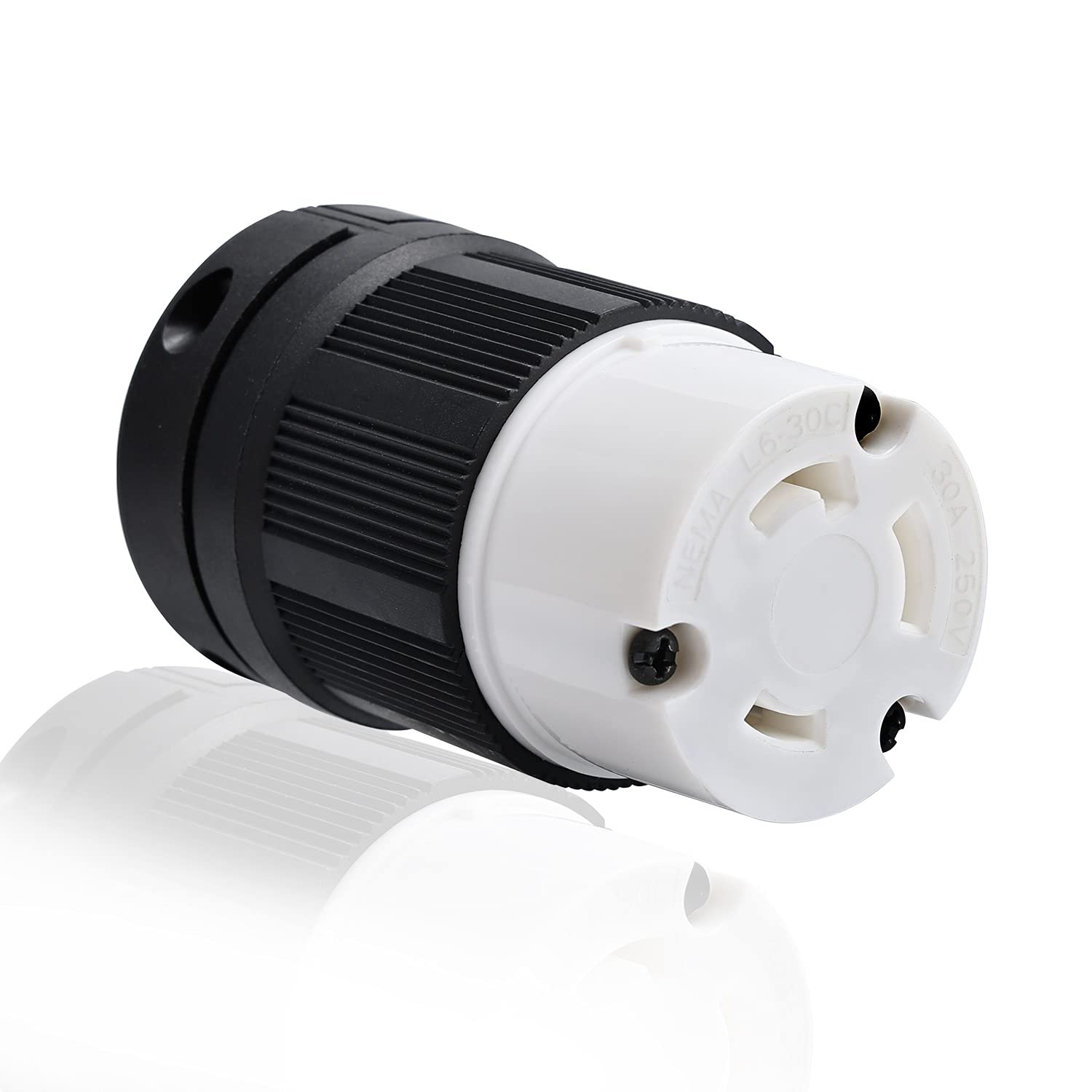 Locking Connector for Generator NEMA L6-30C Extension Cord End Female Connector