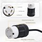Locking Connector for Generator NEMA L6-30C Extension Cord End Female Connector