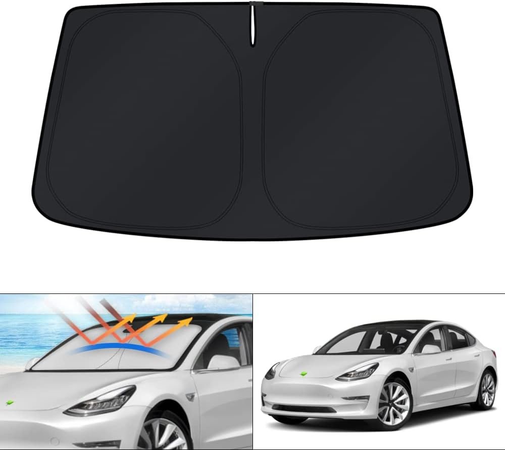 2017-2023 Tesla Model 3 Accessories Windshield Sun Shade Window