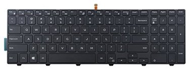 Laptop Replacement Backlit Keyboard for Dell Latitude 3570, US layout Black color