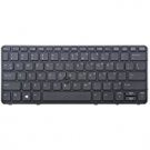 Laptop replacement Backlit keyboard with mouse point & grey frame for HP EliteBook 720 G1 G2 725 G2 