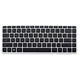 New Laptop US Keyboard Silver Frame Non Backlit For HP Envy 14-k010us 14-k027cl 14-k000 14t-k100 14-