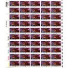 USPS SHEET of 8¢ Sybil Ludington Issue - MNH Sheet of 50 First Class Postage Stamps Booklet