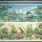 USPS SHEET of USPS  WORLD OF DINOSAURS 32c SUPERB-NH First Class Postage Stamps Booklet