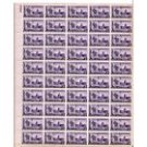 USPS Scott 957 - 3 Cent Wisconsin Centennial 1948 Sheet of 50 First Class Postage Stamps Booklet
