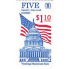USPS Scott #2116 - 22¢ Flag Over Capitol Dome Issue MNH Booklet of 5 Postage Stamps