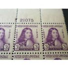 USPS 1932 MNH WILLIAM PENN PLATE BLOCK OF 6 STAMPS SC #724 First Class Postage Stamps Booklet
