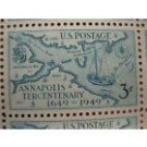 USPS USA FULL SHEET 3 CENT SCOT#984 ANNAPOLIS TERRITORY 50 STAMPS First Class Postage Stamps Booklet