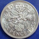 USA 1959 Elizabeth II Sixpence Coin With Recipe Booklet And Certificate