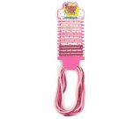 Pink elastic hair bands, pack of 18