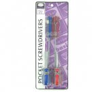 Pocket screwdrivers, package of 4