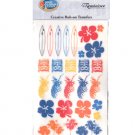 reminisce creative rub-on transfer surf shop icons
