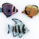 Assorted wood fish