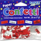 Birthday word confetti