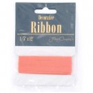 Decorative orange ribbon, pack of 12 feet