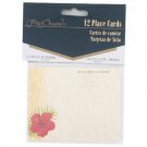 Floral Chic place cards, pack of 12