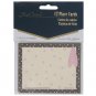 "Perfect Match" heart and polka dot place cards, pack of 12